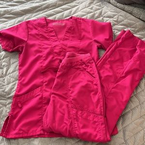 Grey’s Anatomy Pink Scrub Set XS